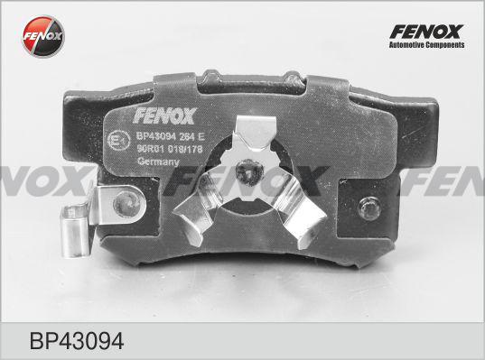 Колодки тормзад FENOX BP43094
