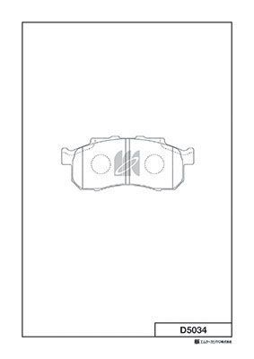 Колодки тормпер KASHIYAMA D5034