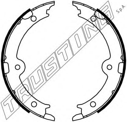 Комплект тормозных колодок стояночная тормозная система TRUSTING 115321