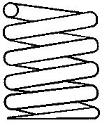 Пружина передняя SACHS 997236