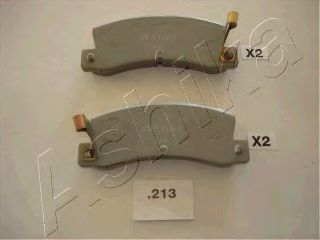 Комплект дисковых тормозных колодок ASHIKA 5102213