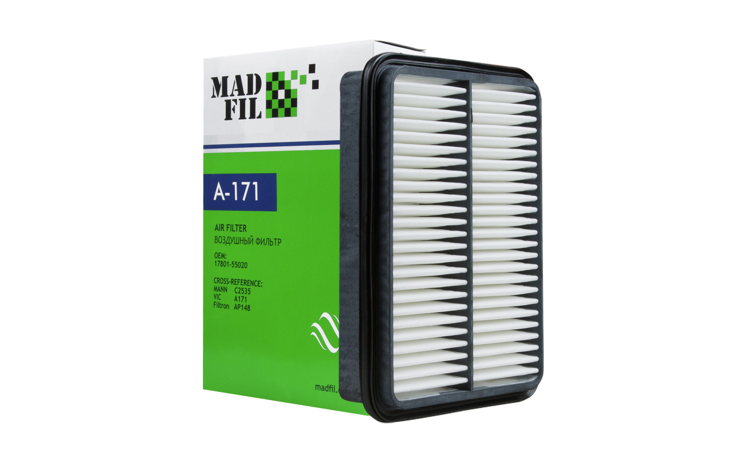 Фильтр воздушный MADFIL A-171 MADFIL A171