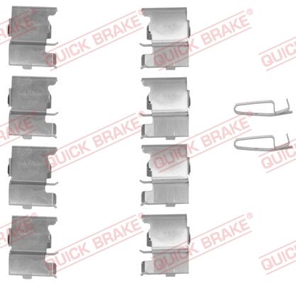 Комплектующие колодки дискового тормоза QUICK BRAKE 1091775