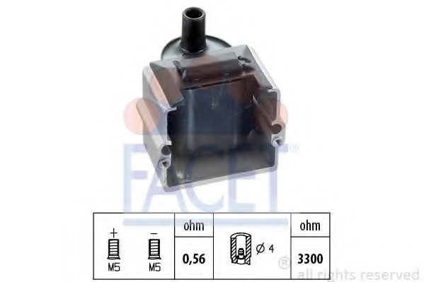 Катушка зажигания FACET 96059